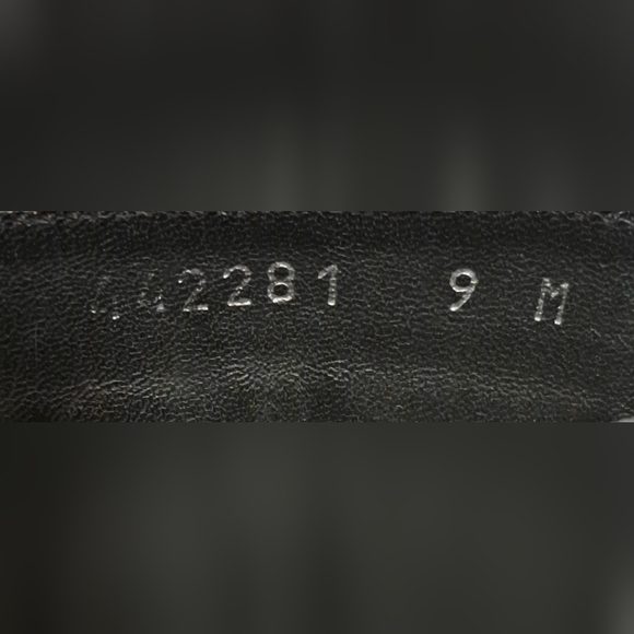 Aquatalia Prisca Black Italian Calf Leather Moto Goth Stud Heel Boot Shoe SZ 9M - Picture 11 of 11